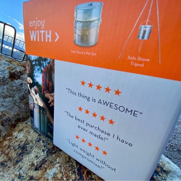 NEW SOLO STOVE | Great Gift Idea Campfire Compact Camping Adventure Picnic 2lbs - Picture 4 of 6
